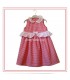 La robe d'été romantique en coton pour petite fille 3 ans
