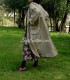 Manteau d'été Amélie en lin naturel esprit Bohème Oversize